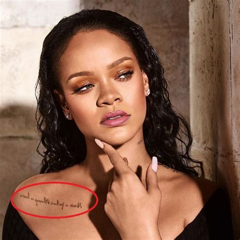 rihanna tattoo